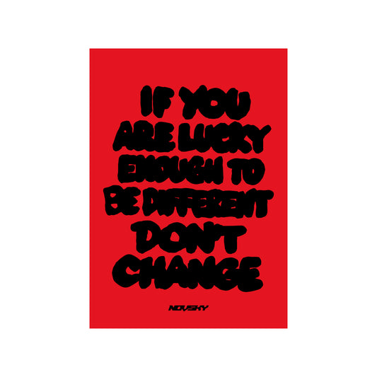 NOVSKY: IF YOU ARE LUCKY A2 POSTER